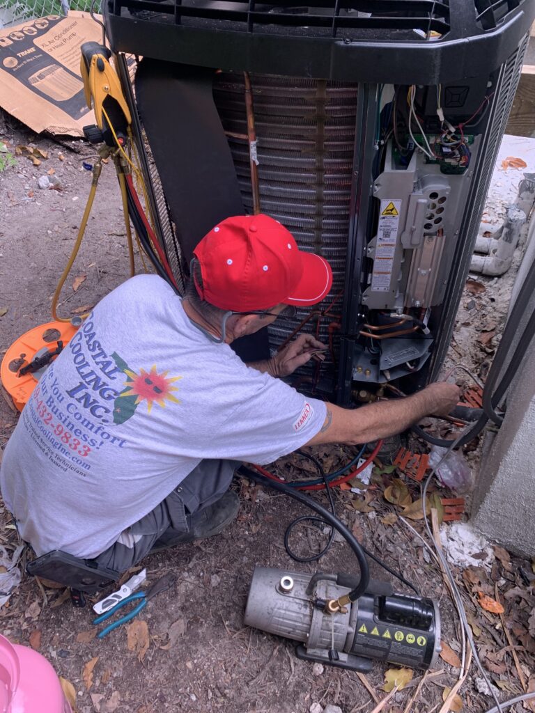 Employee Working Coastal Cooling
